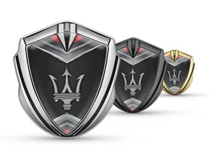 Maserati Emblema Silicone Badge Stile Limitato Look Elegante